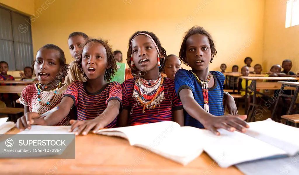 primary school in a remote Ethiopian village