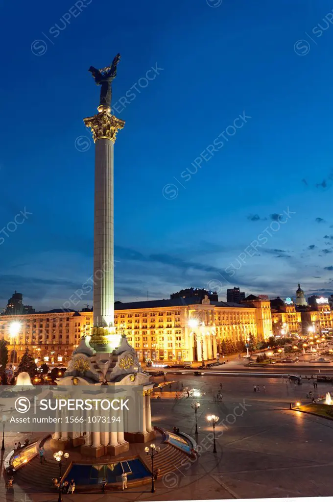 Independence Square, Maidan, Kiev, Ukraine, Europe