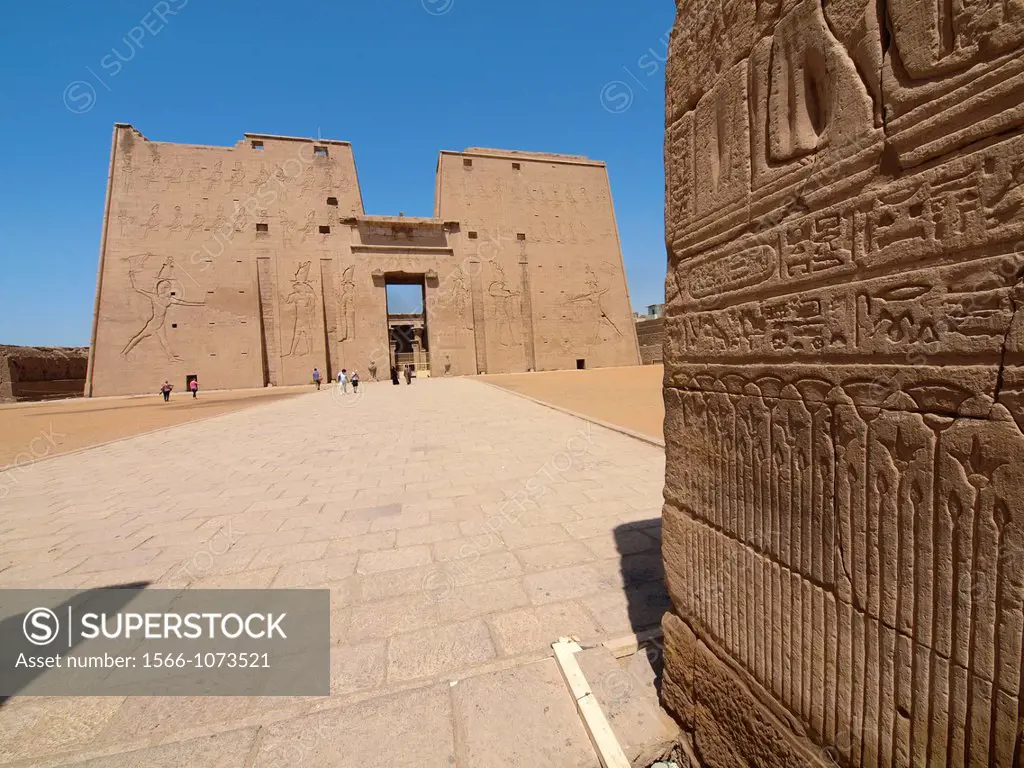 Edfu Temple dedicated to Horus, High Egypt