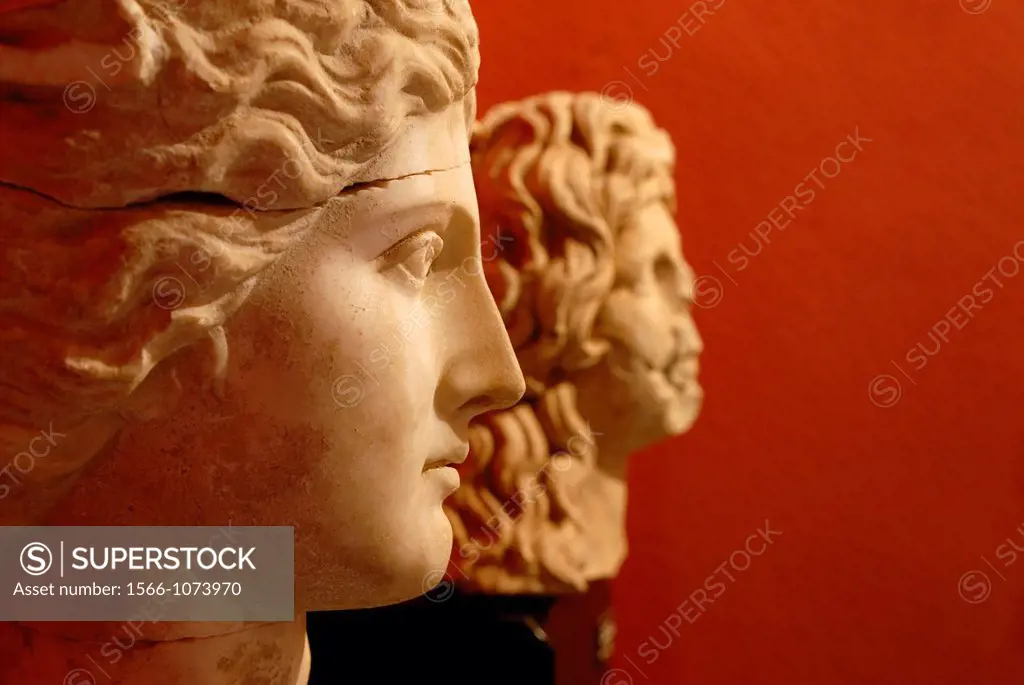 head of Apollo, Archaelogical Museum of Antalya, Turkey, Eurasia