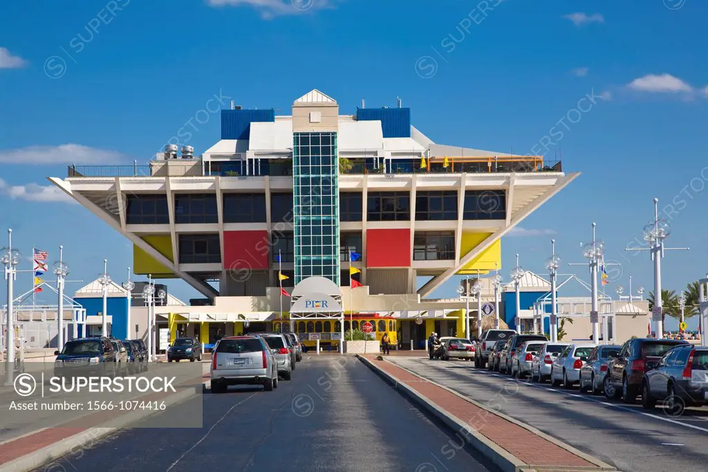 The Pier shopping and dining complex on the St Petersburg Florida waterfront