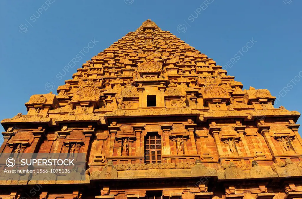 Brihadishwara temple in Tanjore,Tamil Nadu,South India,India,Asia