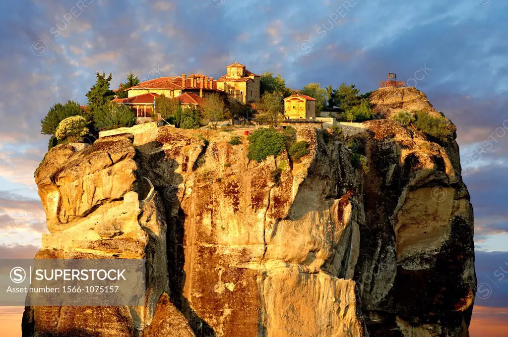 Agia Triada Monastery, Monasteries of Meteora, Thessalia, Greek Mainland,