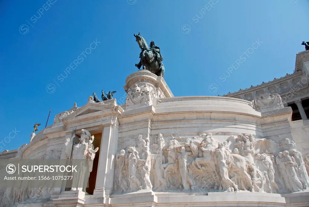 Altare della Patria, Monumento Nazionale a Vittorio Emanuele II, Piazza Venezia, Centro Storico, Rome, Lazio, Italy, Europe