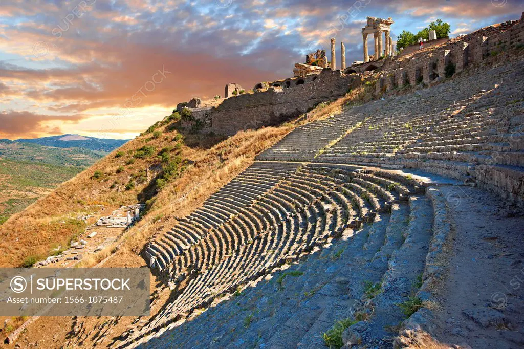 The Theatre of Pergamon  Bergama  is one of the steepest theatres in the world  Capable of holding a 10,000 people audience it was constructed in the ...