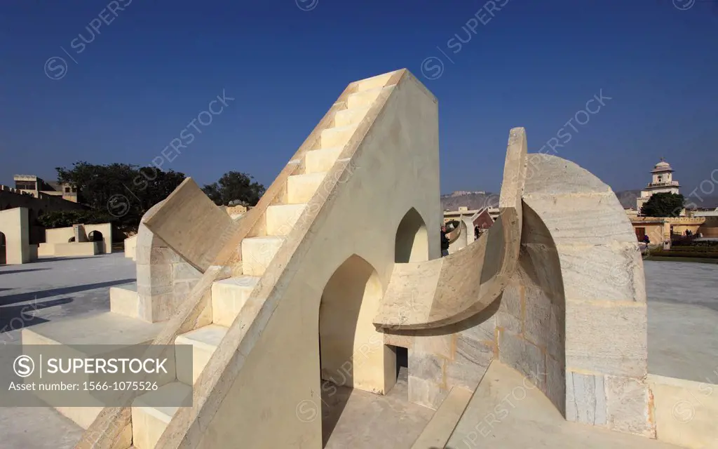 India, Rajasthan, Jaipur, Jantar Mantar, observatory,