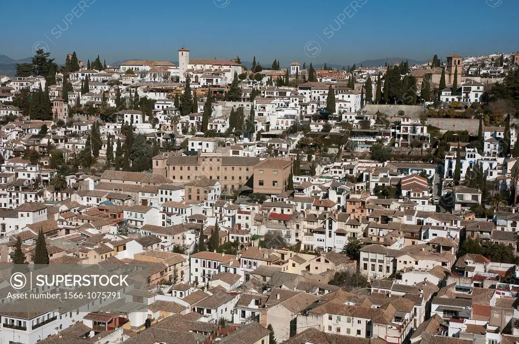 Albaicin district, Granada, Spain,        