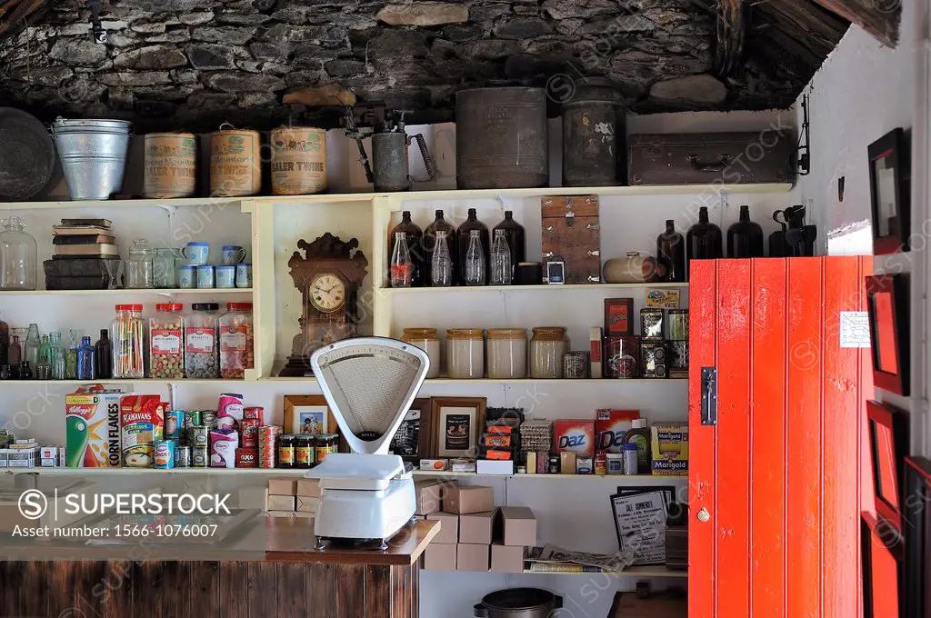 Ireland, County Donegal, Glencolumbkille Glencolmcille, Folk village museum, The Grocery