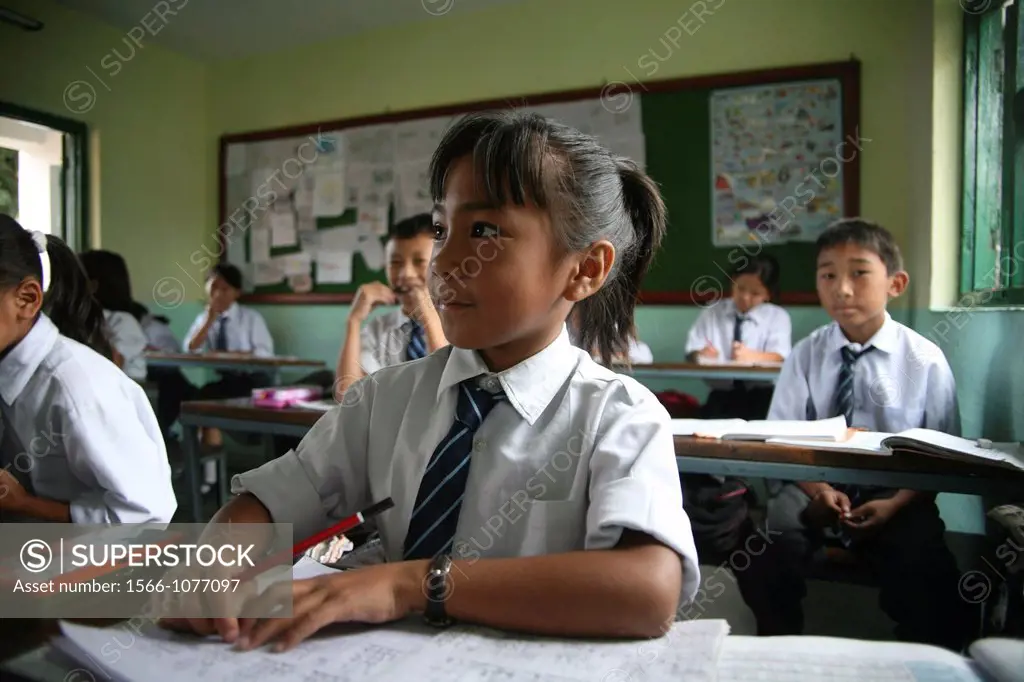 All Tibetan children in Nepal refugees are going to special Tibetan boarding schools where they are thought