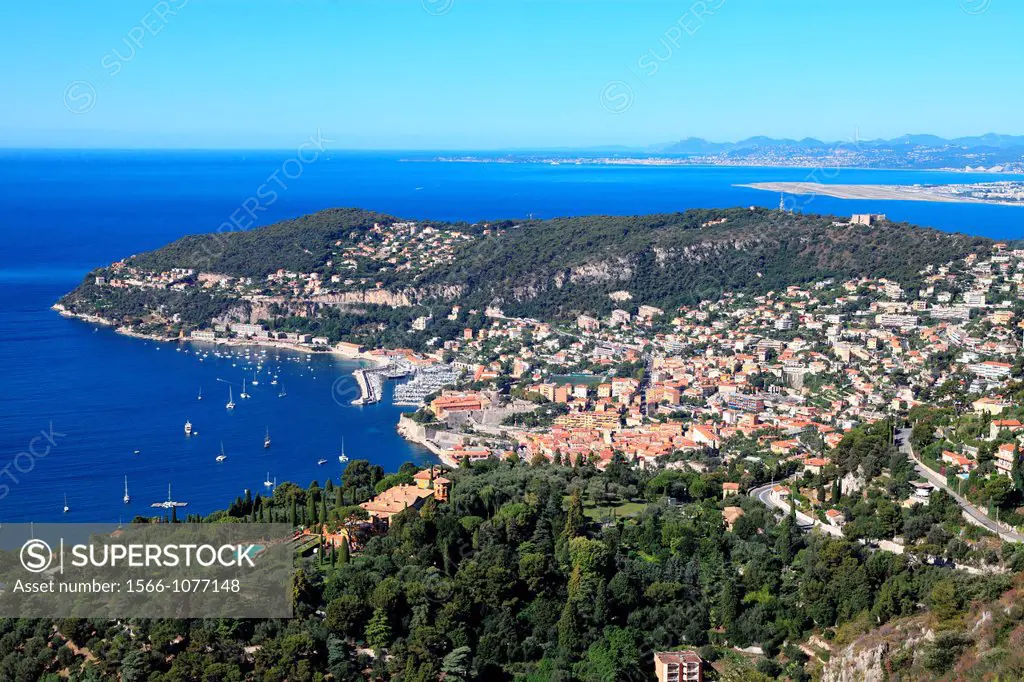 The coastal village of Villefranche sur mer, French Riviera, Alpes-Maritimes, Provence-Alpes-Côte d´Azur, France, Europe