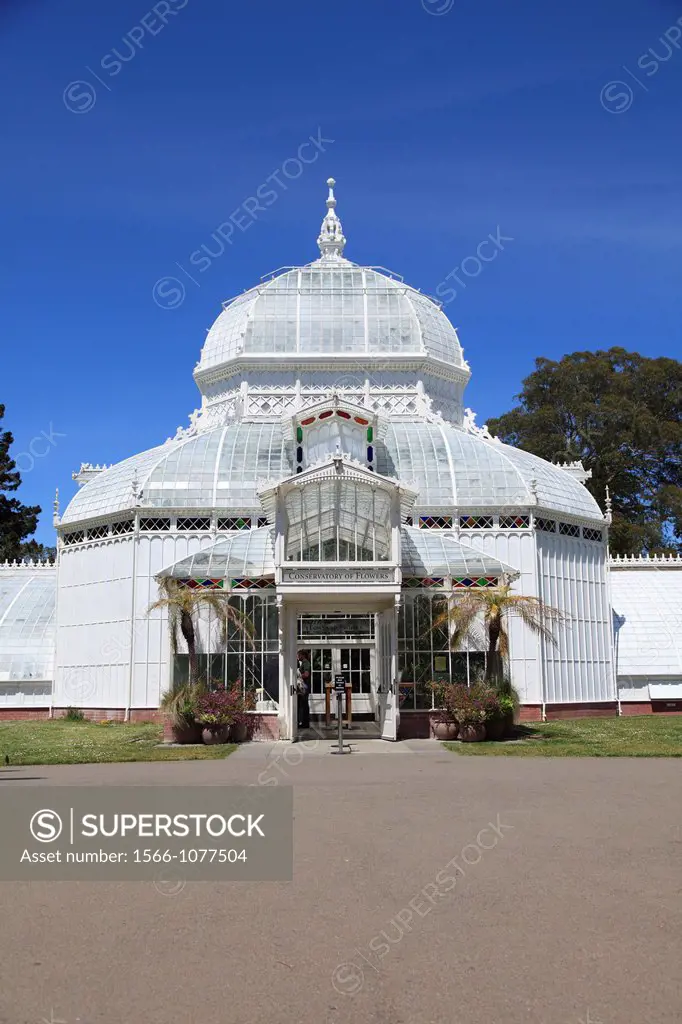 Golden Gate Park, Conservatory of Flowers, San Francisco, California, USA