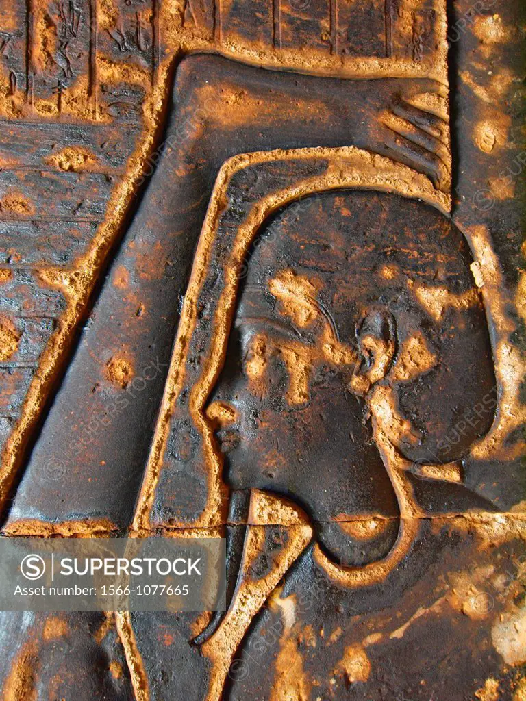 Dendera temple dedicated to Hathor goddess. Upper Egypt.