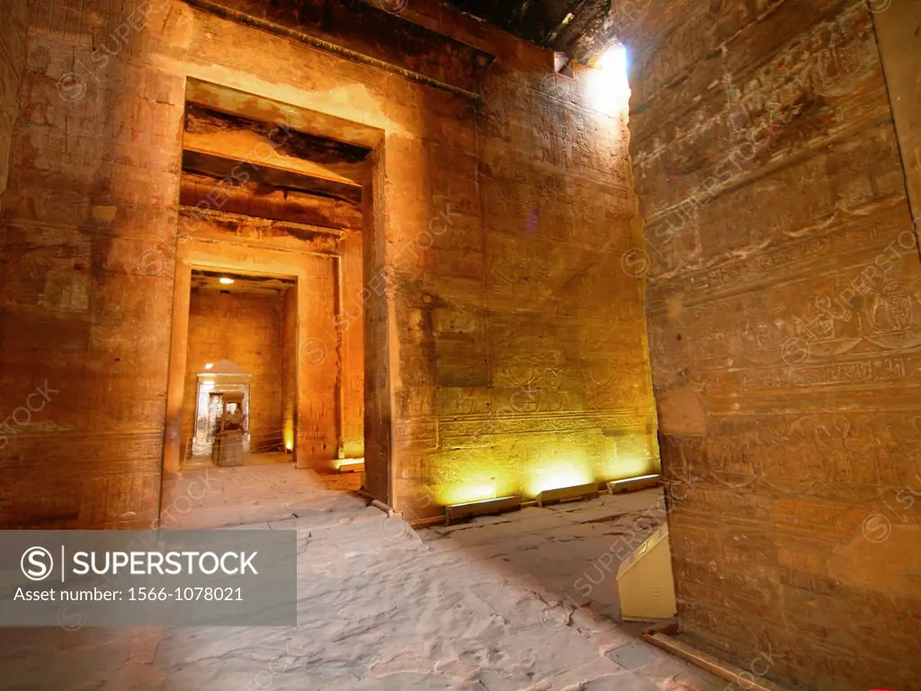 Edfu Temple dedicated to Horus, High Egypt