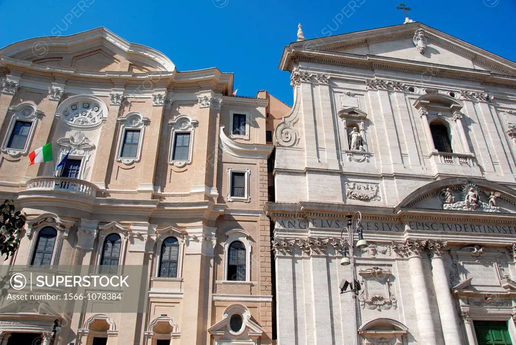 Chiesa Nuova Santa Maria in Vallicella and the Oratorio dei Filippini, Centro Storico, Rome, Lazio, Italy, Europe