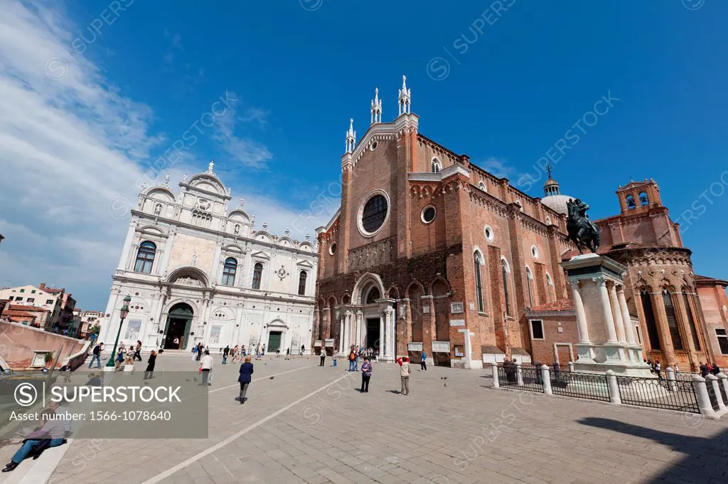 The Basilica di San Giovanni e Paolo, in Venice, northern Italy, Europe