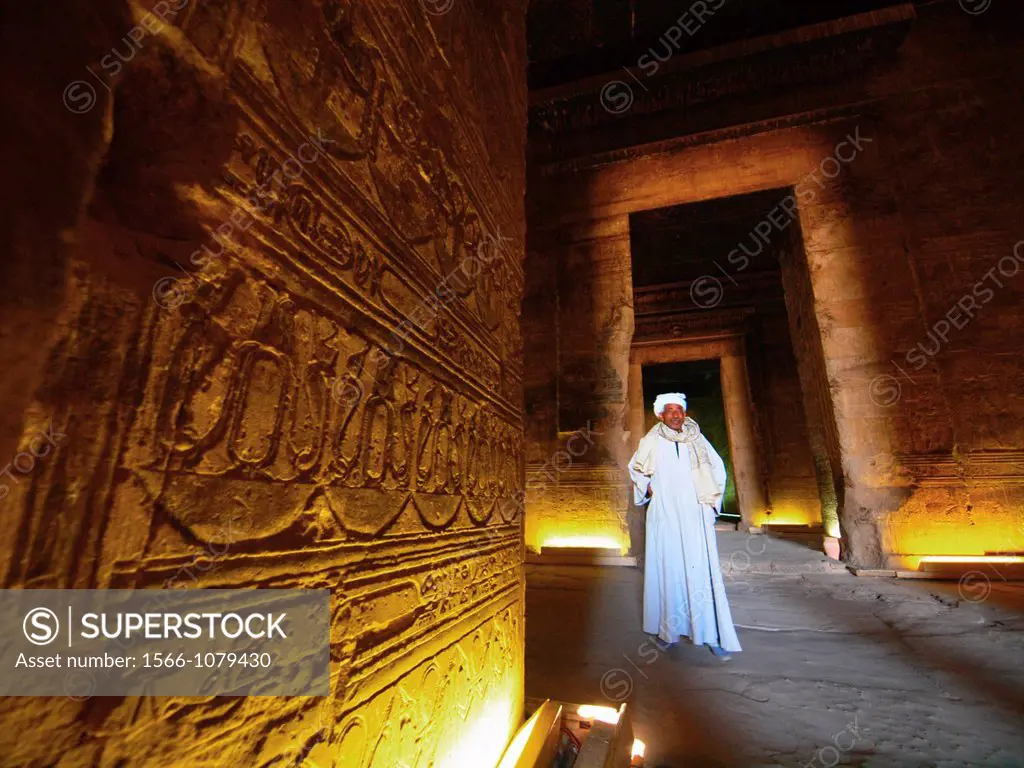 Dendera temple dedicated to Hathor goddess. Upper Egypt.
