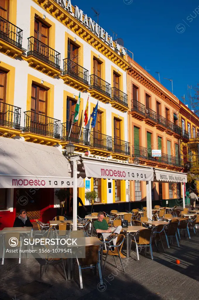 Modesto Tapas bar Santa Cruz district central Seville Andalusia Spain
