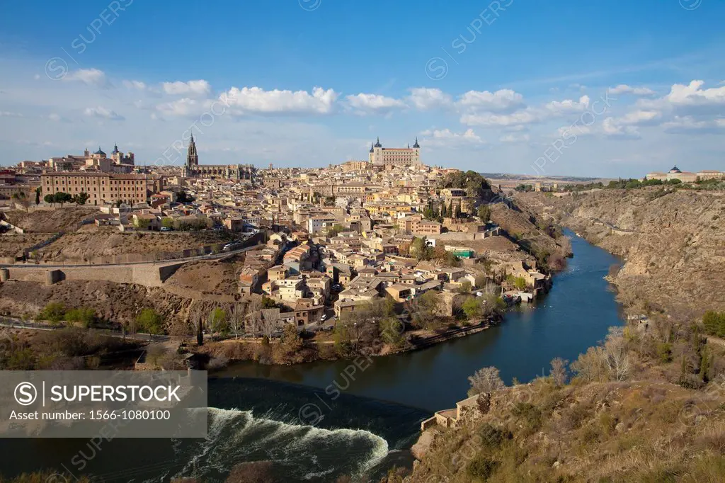 Sapain , Toledo City, Tajo River , Alcazar Bldg