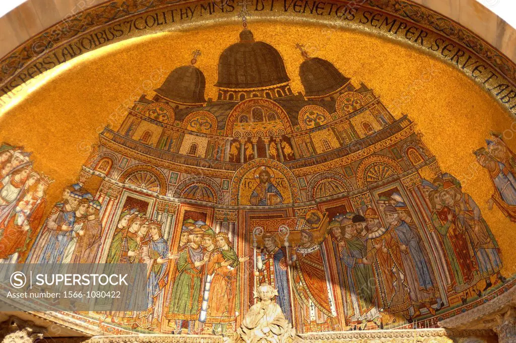 Translation Of The Body Of St Mark Mosaic - Basilica - Venice
