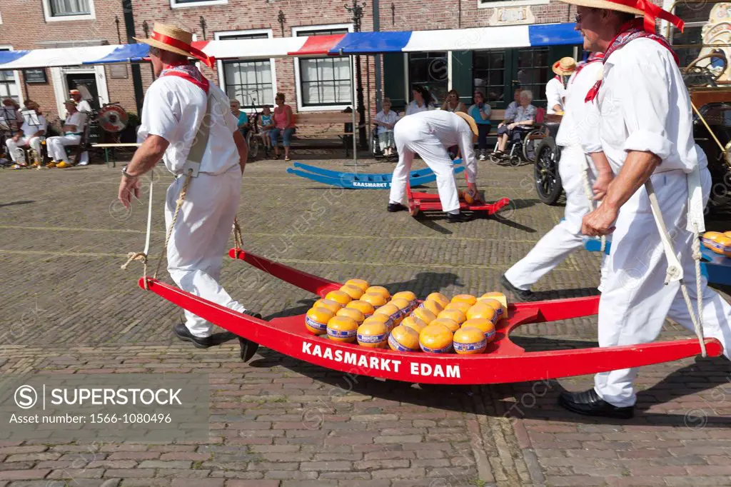 Traditional Cheese Market, Edam, Holland