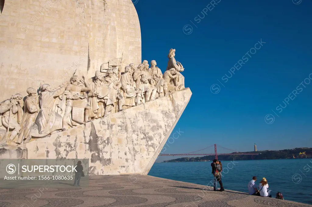 Padrao dos Descobrimentos 1960 monument to discoveries Belem district Lisbon Portugal Europe