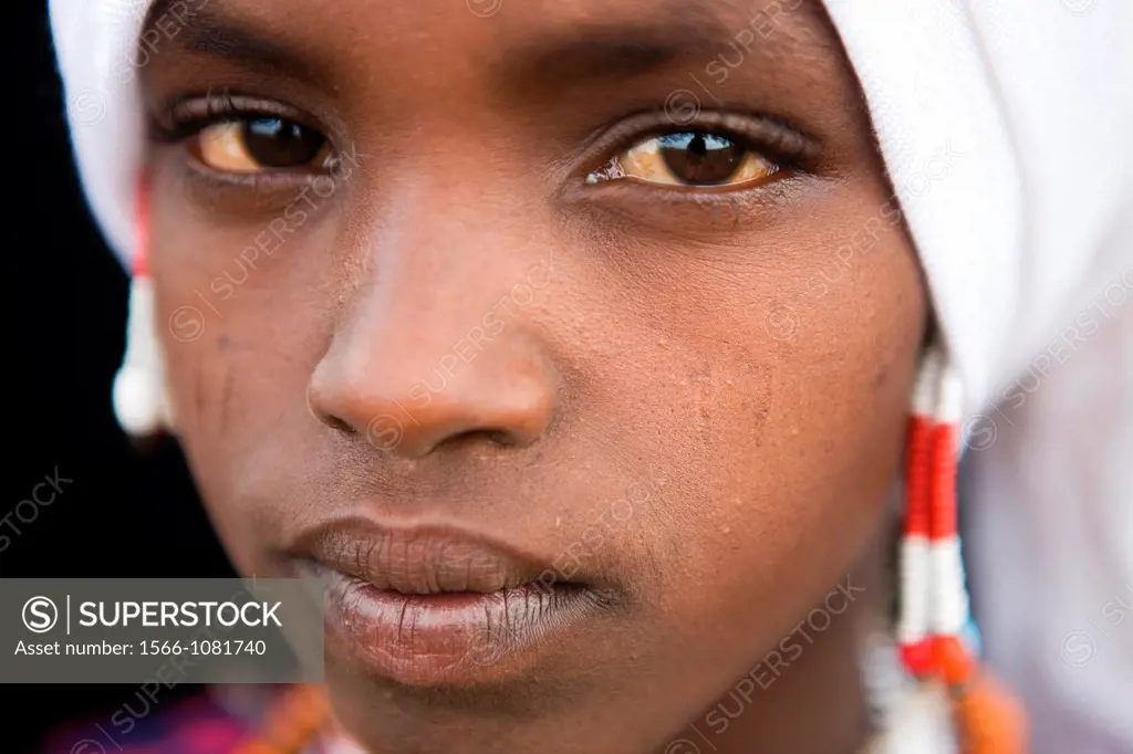 Portrait of a villager in Awash, Afar region in Ethiopia
