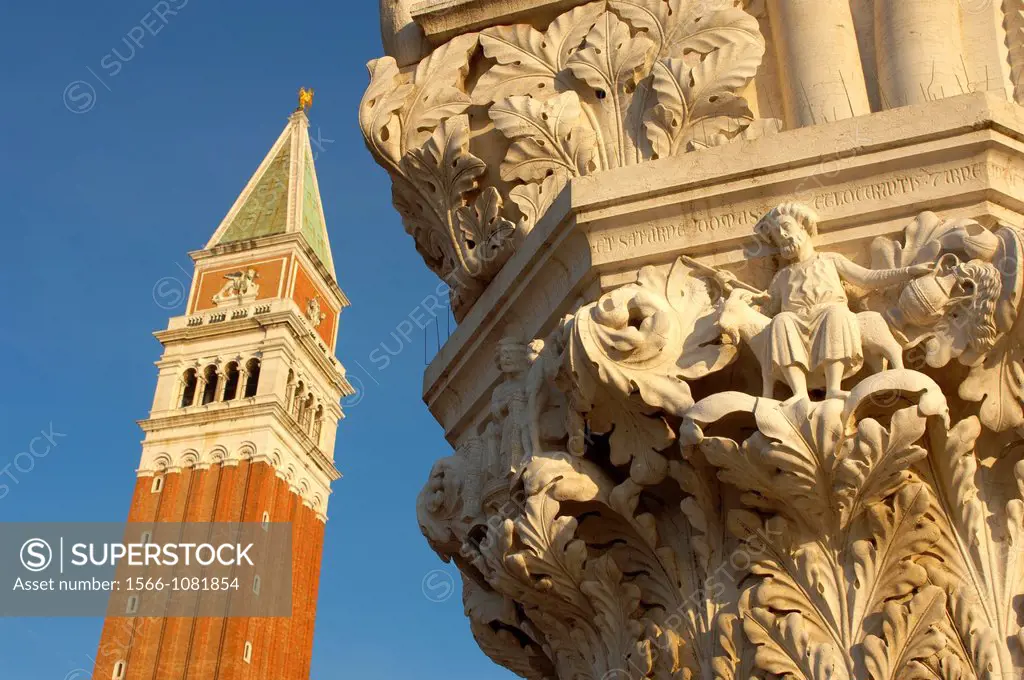 Doges Palace & Campinale Of St Marks