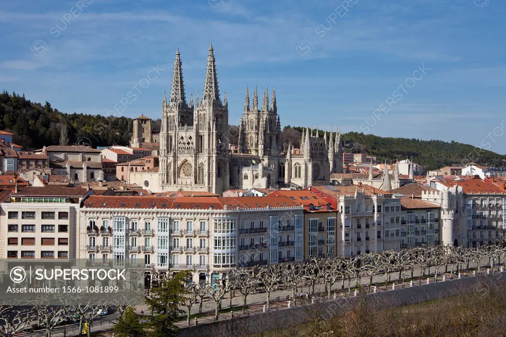 Spain , Castilla Leon region , Burgos City, the Cathedral , UNESCO W H