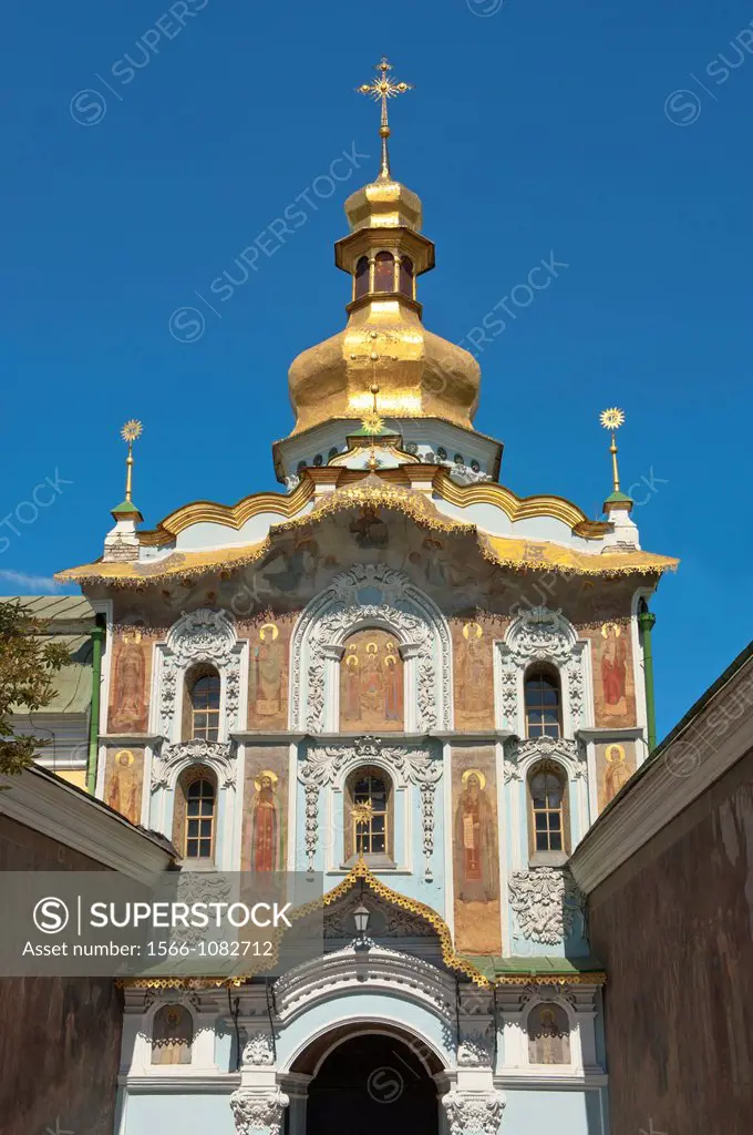 Gate Church of the Trinity Pechersk Lavra, Kiev, Ukraine, Europe
