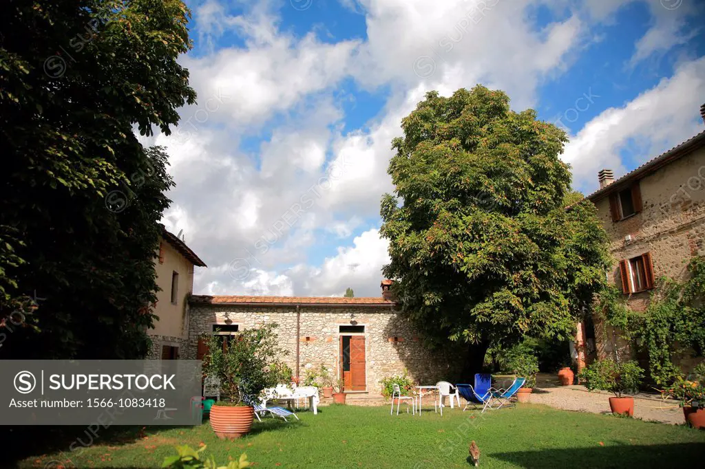 Santa Croce inn house, San Sepolcro, Tuscany, Italy