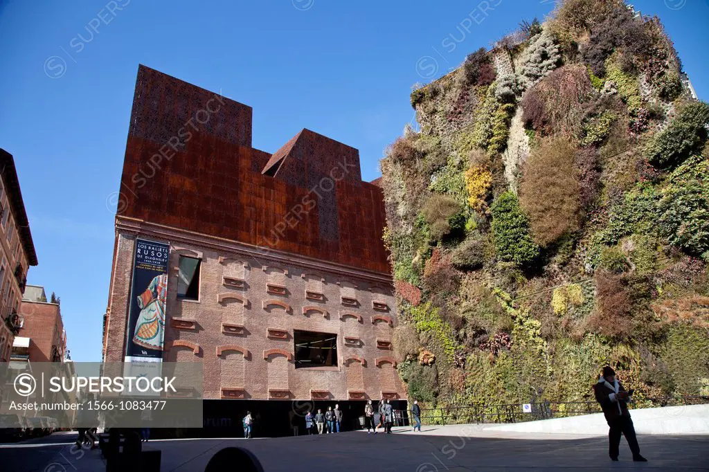 Caixa Forum Madrid contemporary art museum, Madrid, Spain, Europe