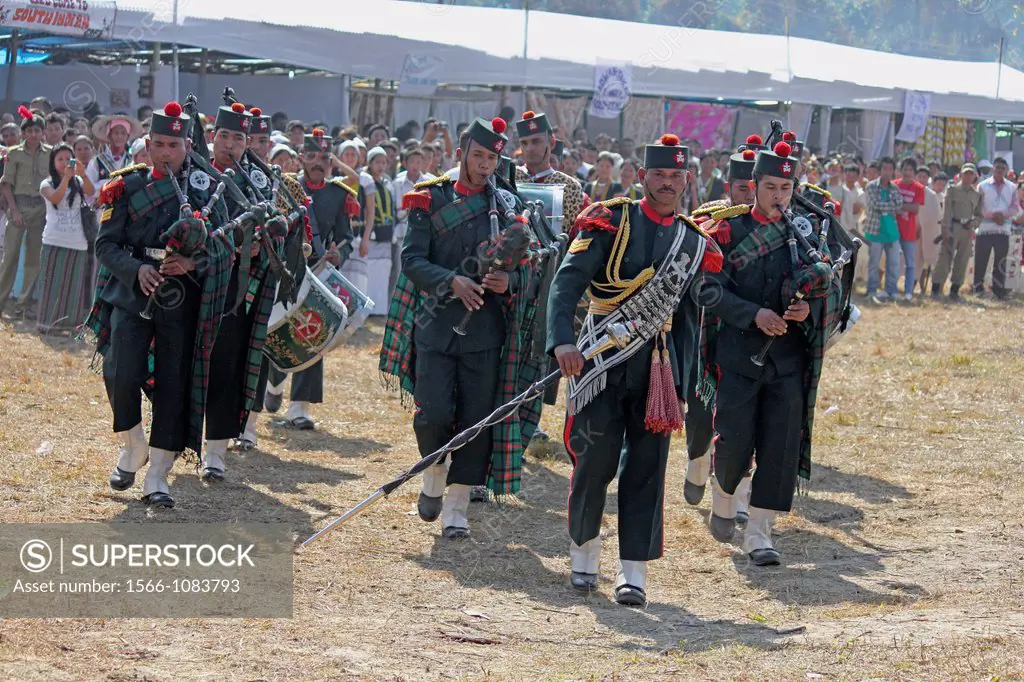 Assam Rifles Performing At Namdapha Eco Cultural Festival, Miao, Arunachal Pradesh, India