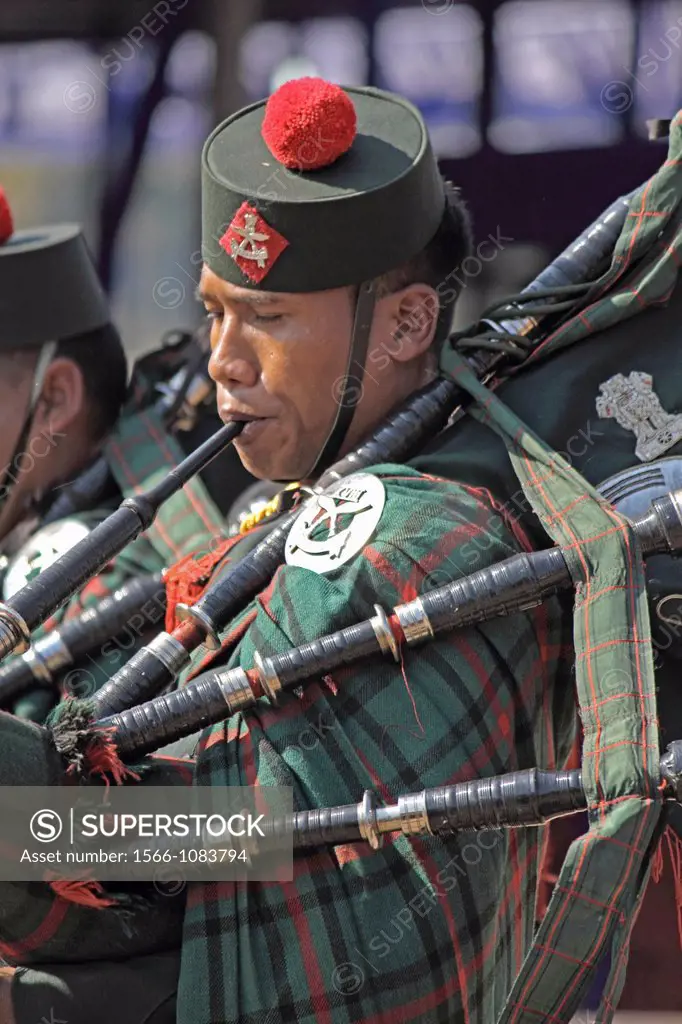 Assam Rifles Performing At Namdapha Eco Cultural Festival, Miao, Arunachal Pradesh, India