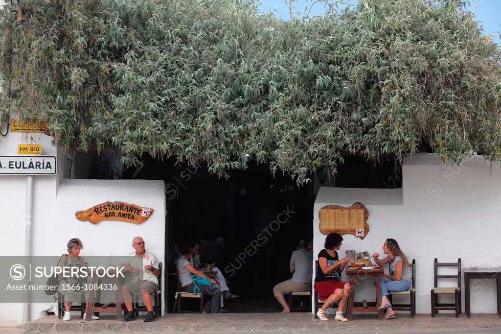 Anitas bar at Sant Carles de Peralta at Ibiza, Balearic Islands