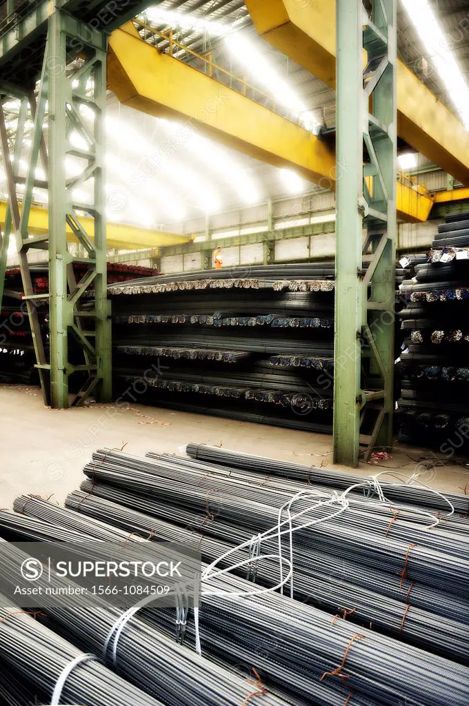 Iron rods ready for shipping