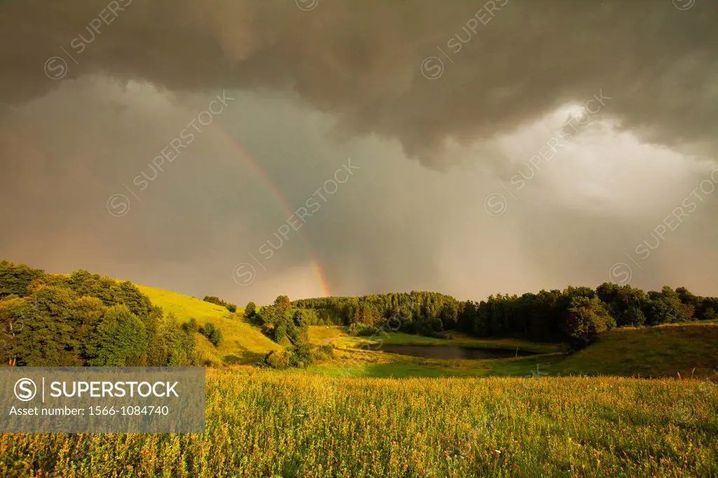 After a storm Suwalski region Poland