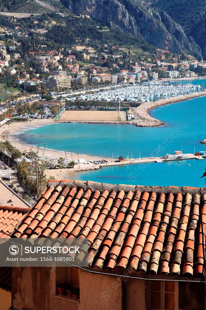 The city of Menton, Alpes-Maritimes, French Riviera, Provence-Alpes-Côte d´Azur, France, Europe