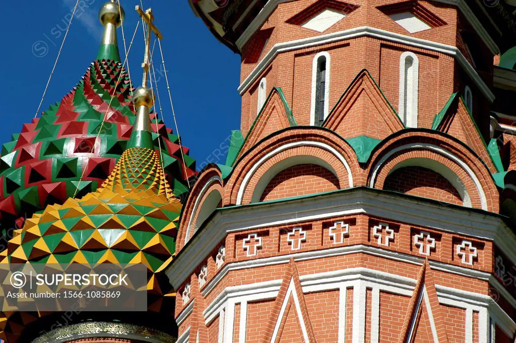 Russia, Moscow, St  Basil´s Cathedral 1555-1561