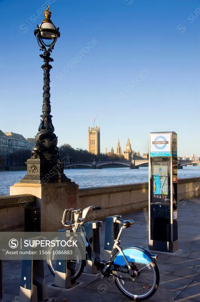 europe, UK, England, London, Boris bikes