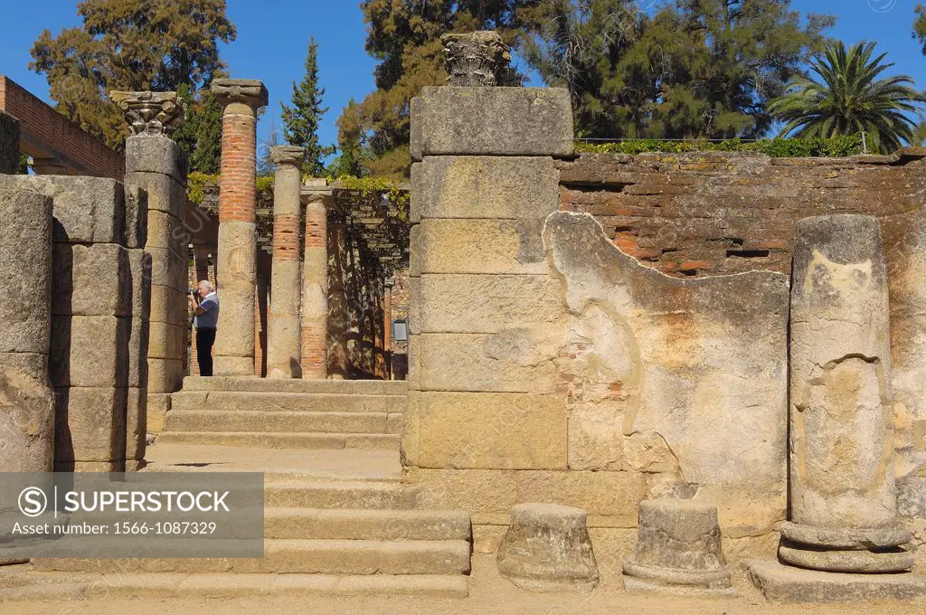 Roman theatre, Mérida, UNESCO World Heritage site, Badajoz province, Extremadura, Ruta de la Plata, Spain, Europe