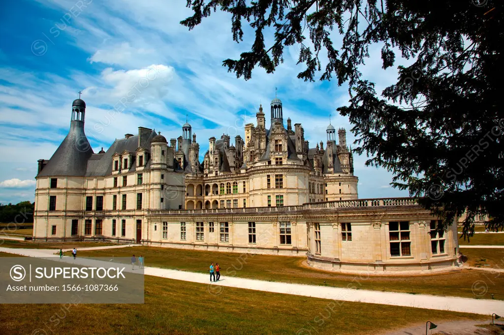 Chateau de Chambord in the Loire Valley of France