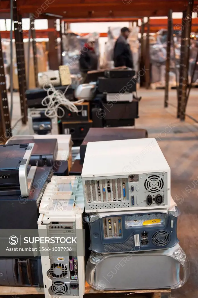 Unwanted electronics, including computers, monitors, televisions and other technology related gadgets, are collected at the Lower East Side Ecology Ce...