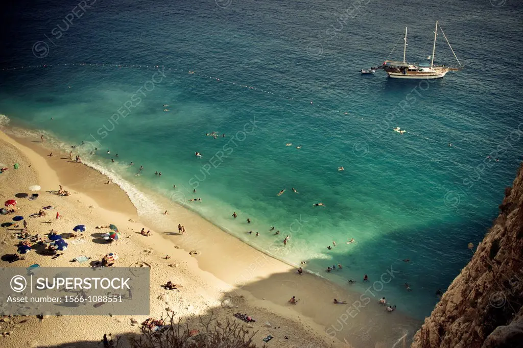 Kaputas beach  Antalya province  mediterranean coast  Turkey
