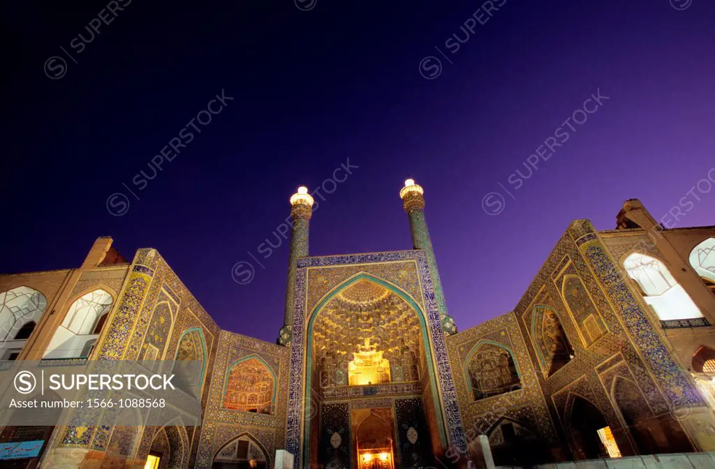 Imam mosque also called Shah mosque in the Naghsh-i Jahan Square, Esfahan, Iran