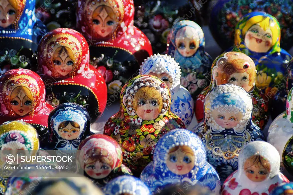 Russia, Moscow, Matrioshka Dolls