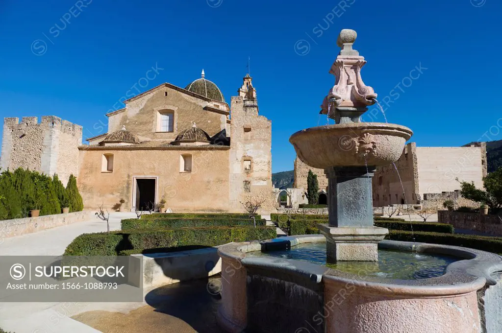 Sta Maria de la Valldigna, old convent in Simat de Valldigna, Valencia, Spain