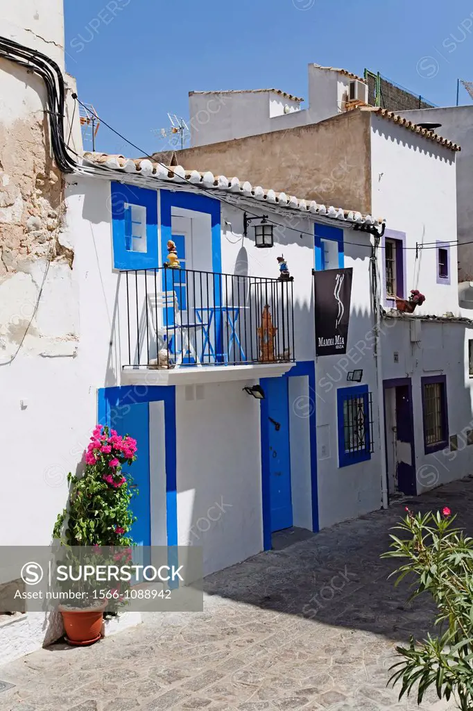D´alt Vila, Oldtown, Ibiza, Balearic Island, Spain