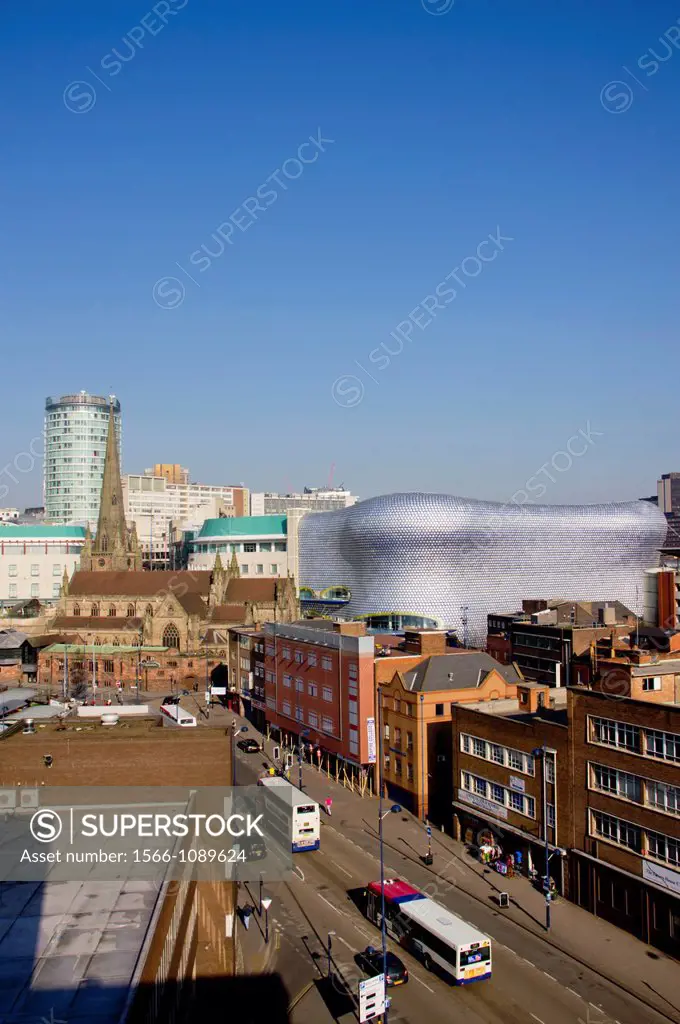 UK, england, Birmingham selfridges skyline daytime