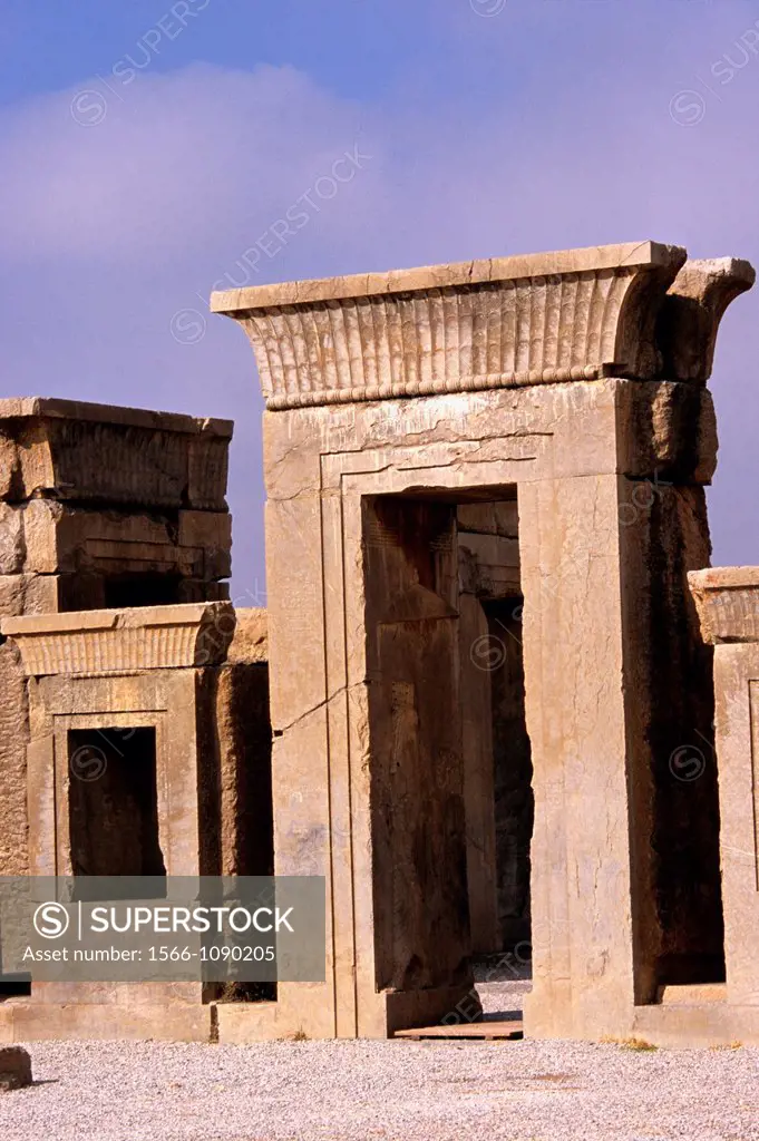 Remains of the archaelogical site of Persepolis, Iran