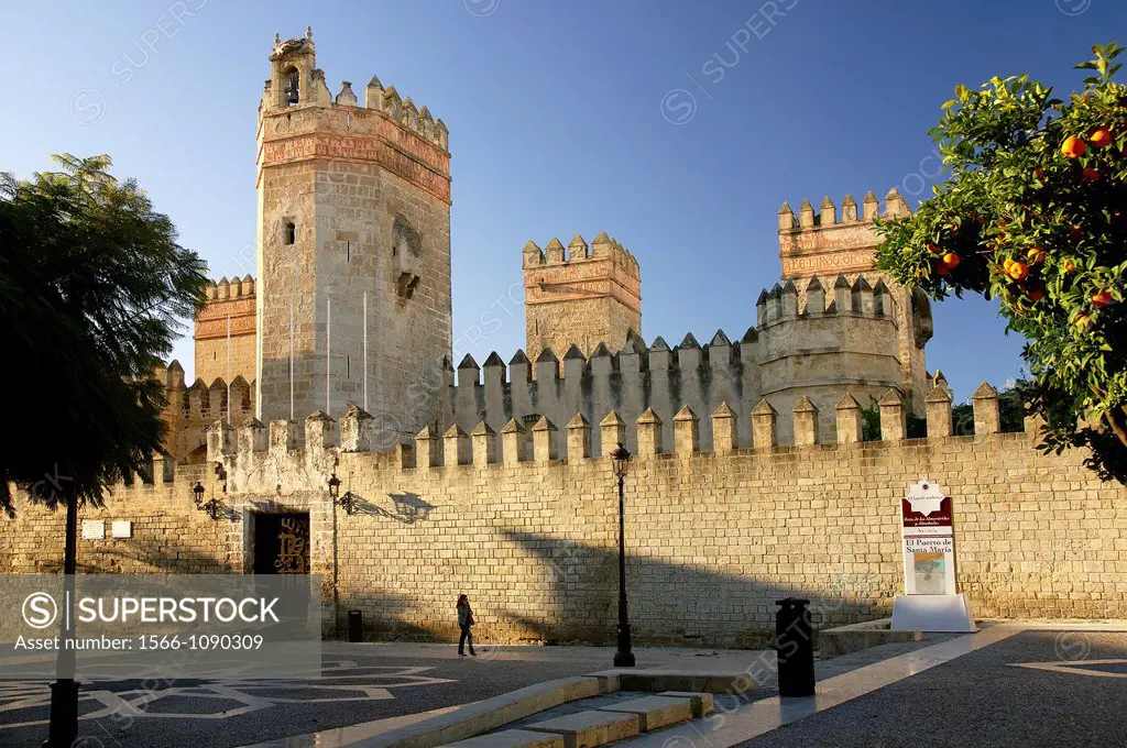 San Marcos castle, El Puerto de Santa Maria, Cadiz-province, Spain,        